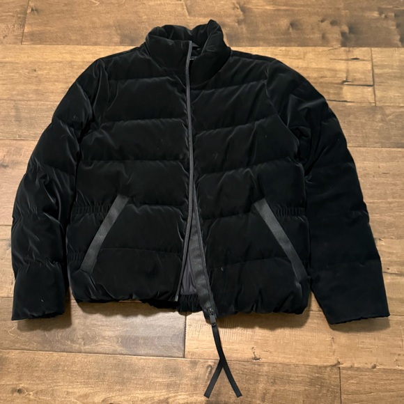 Athleta Black Puffer Jacket - Picture 1 of 9